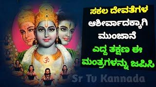 ಸಕಲ ದೇವತೆಗಳ ಆಶೀರ್ವಾದಕ್ಕಾಗಿ ಮುಂಜಾನೆ ಎದ್ದ ತಕ್ಷಣ ಈ ಮಂತ್ರಗಳನ್ನು ಜಪಿಸಿ | Powerful Mantras | SR TV Kannada