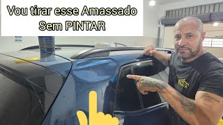 Martelinho.  Aula em amassado enorme