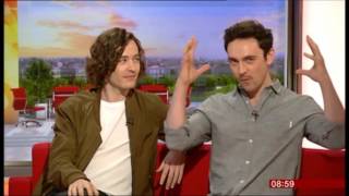 George Blagden and Alexander Vlahos on BBC Breakfast talking about Versailles 3rd June 2016