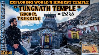 World’s HIGHEST temple of SHIV ji - TUNGNATH temple Trek UTTARAKHAND