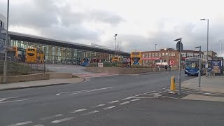 Buses in Exeter at Exeter bus station