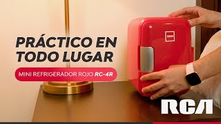 RCA | 🥤 MANTÉN LA FRESCURA 🥤 con el Mini Refrigerador Rojo RC-4R