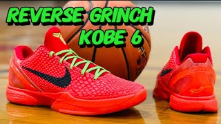 Kickwho godkiller BEST Kobe 6 Reverse Grinch!  Performance review \u0026 durability update!