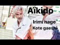 Aikido - Kote gaeshi,  Irimi nage  Bruno Gonzalez Kiev  2012  Part 1/6