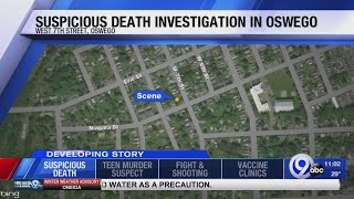 Suspicious death investigation in Oswego
