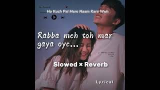 Rabba Main Toh Mar Gaya Oye - Lyrics | [Slowed × Reverb] | Shahid Mallya | Mausam | Lofi Song #song