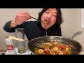 상남자의 현실먹방 감바스 u0026 스텔라 아르투아 술방 먹방 gambas u0026 stella artois drinking show mukbang