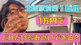 【1万円企画】大阪駅前第１ビルではしご酒したら予想以上に酔いました