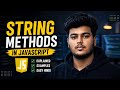String Methods in JavaScript | Complete String Methods Tutorial