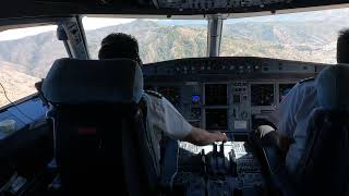 Airbus A319's Epic Approach and Landing at Paro International Airport!!!