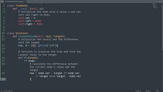 Leetcode 270. Closest Binary Search Tree Value in Python | Python Leetcode | Python Coding Tutorial