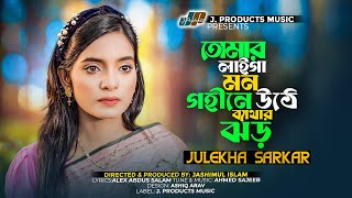 তোমার লাইগা মন গহীনে উঠে ব্যাথার ঝর | JULEKHA SARKAR | Official Music Video | TikTok Viral Song 2023