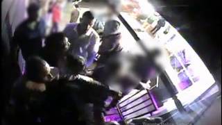 Security footage of aggravated assault at Cake Nightclub, 2015.06.28