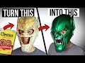 How I Made A Green Goblin Helmet (Out Of Cardboard)