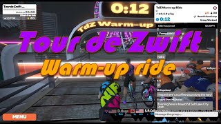 Tour de Zwift 2022 | Warm-up ride review