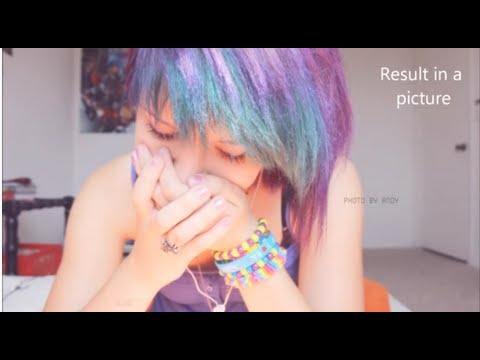 Putting Purple Hair Dye On Blue Green Hair Can Purple Cover
