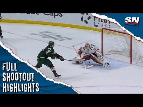 Florida Panthers At Minnesota Wild | FULL Shootout Highlights ...