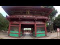 4k【パワースポット】千本鳥居で有名な東京・根津神社へ散歩、開運めぐり walk on nezu shrine tokyo famous for senbon torii japan