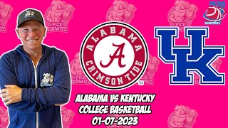 Alabama vs Kentucky 1/7/23 College Basketball Free Pick CBB Betting Tips | NCAAB Picks