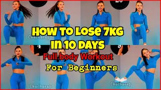 3 Minutes Full Body Workout Fat Burning for Beginner: Lose 7kg In Just 10 Days! No equipment