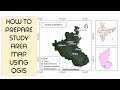 Study area Map using QGIS | Study Area Location Map Preparation | QGIS for beginners - Tutorials |