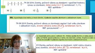 TO, čo žiaci nevedia z matematiky | Csachová Lucia