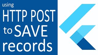 FLUTTER HTTP POST TO INSERT RECORDS TO MYSQL DATABASE THRU API (PHP)