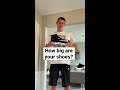 how big is size 17 shoes shorts thattallfamily