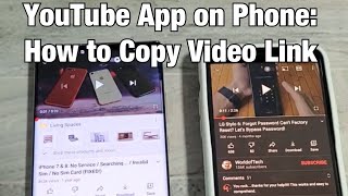 How to Copy YouTube Video URL Link from YouTube App on Phone (iPhone or Andriod)