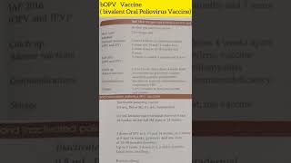 OPV VACCINE | OP GHAI |#medico #opv #vaccine