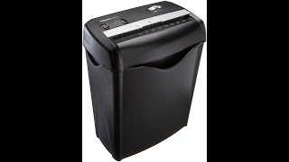 AmazonBasics 6-Sheet Cross-Cut Paper and Credit Card Shredder Review