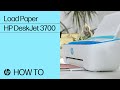 Loading Paper in the HP DeskJet 3700 Printer Series | HP Printers | HP