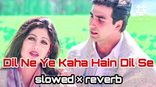 Dil Ne Ye Kaha Hain Dil Se|Slowed and Reverb Hindi Song|2025 trending love songs|