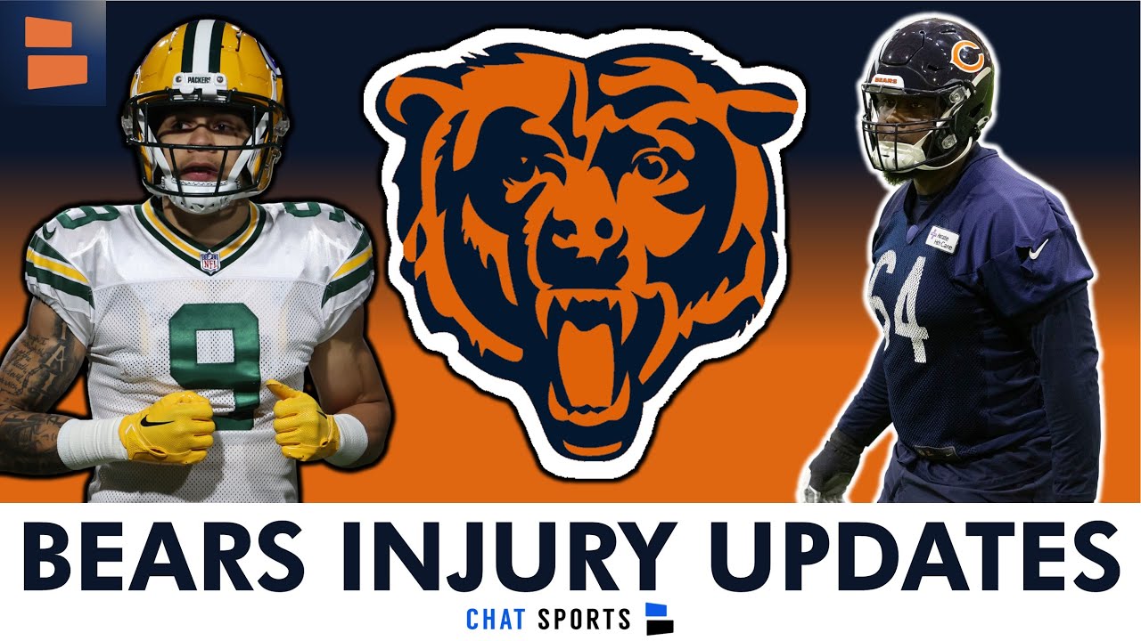 NEW Chicago Bears & Green Bay Packers Injury Updates On Nate Davis ...