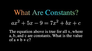 SAT Constant Problems