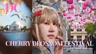 NATIONAL CHERRY BLOSSOM FESTIVAL //WASHINGTON DC // TRAVE VLOG