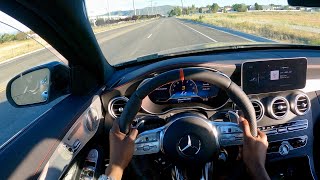 2021 Mercedes-AMG C 43 Sedan Driving Scenes