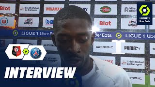 Interview de fin de match : STADE RENNAIS FC - PARIS SAINT-GERMAIN (1-3) / 2023-2024