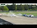 fiesta junior championship 2023. croft circuit. start crashes flips