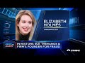 investors sue theranos and firm s founder elizabeth holmes for fraud closing bell cnbc