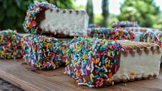 Εύκολο Παγωτό Sandwich με 3 ΜΟΝΟ υλικά - 3 Ingredients Ice Cream Sandwich