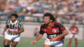 O último jogo oficial de Zico pelo Flamengo (1989)