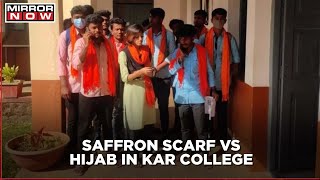 Karnataka College's Decision On Saffron Scarf Vs Hijab Row