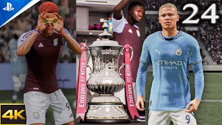 Part 24 🤩 Aston Villa BREAK Man City's DOMINANCE | FC 25 Player Career | Gameplay Walkthrough | 4K