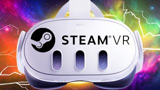 EASY \u0026 FREE Way To Play SteamVR (PC VR) On Quest 3 and Quest 2!