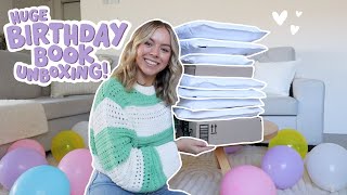 annual birthday book unboxing!! 📦📚🫶🏼  [book haul!]