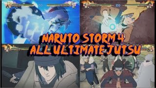 Naruto Storm 4: All Ultimate Jutsu / Secret Techniques (Inc DLC \u0026 Boruto) English