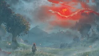relaxing breath of the wild ost + thunderstorm ambience
