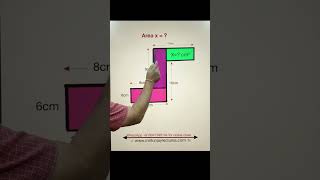 Find the Area of green  shaded  rectangle Region #shadedarea #area #maths #math #satexam