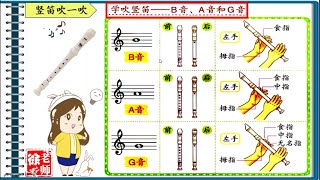 SJKC 华小 I KSSR SEMAKAN 三年级音乐 主题九 遨游四海 单元十八《一起去旅行》 竖笛吹一吹 Track 60 竖笛B,A,G音【徐老师课室】